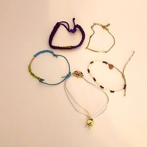 5 pk misc bracelets.